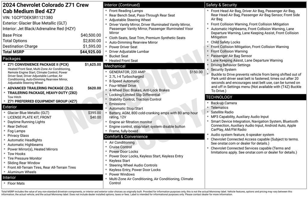 2024 Chevrolet Colorado Z71