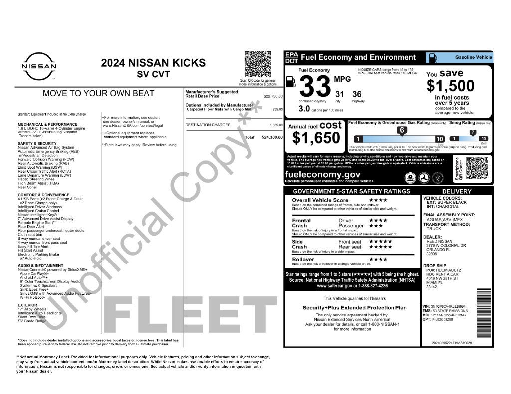 2024 Nissan Kicks SV
