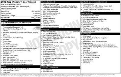2025 Jeep Wrangler 4-Door Rubicon 4x4