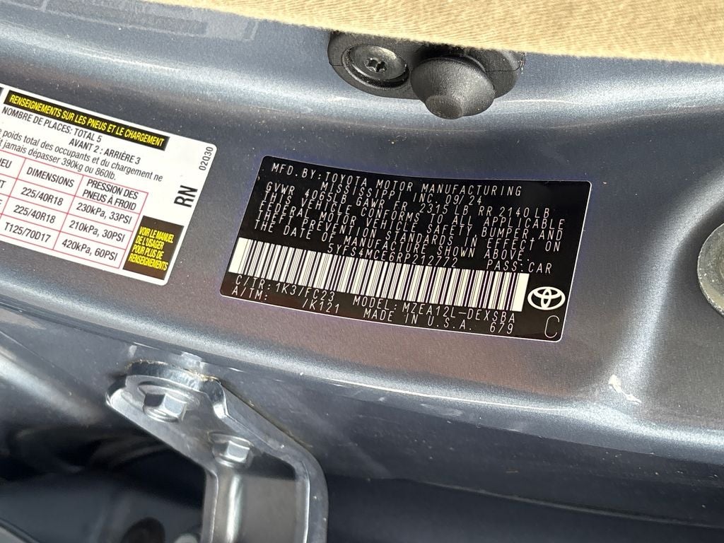 2024 Toyota Corolla SE