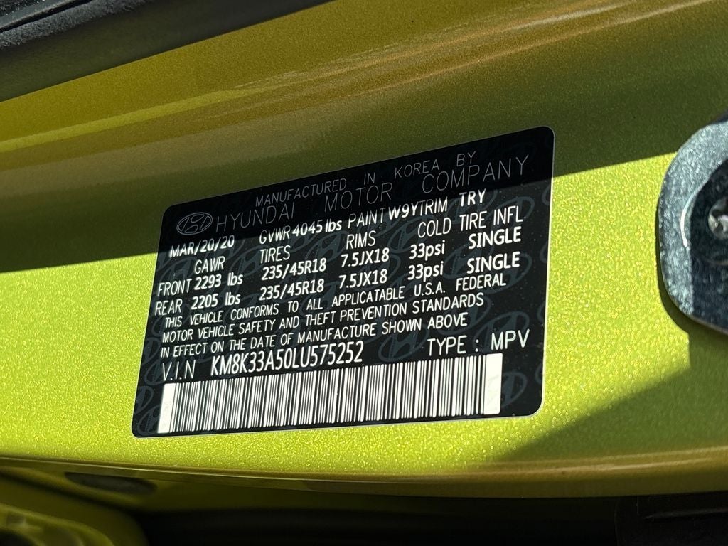2020 Hyundai Kona Limited