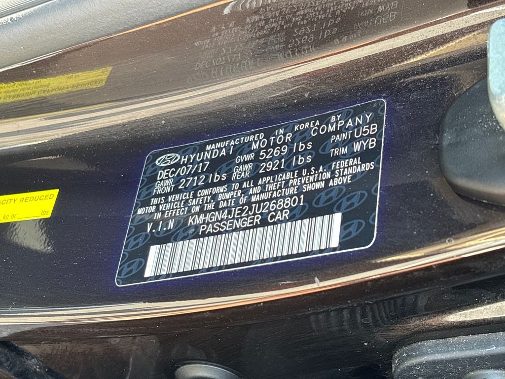 2018 Genesis G80 3.8 Premium