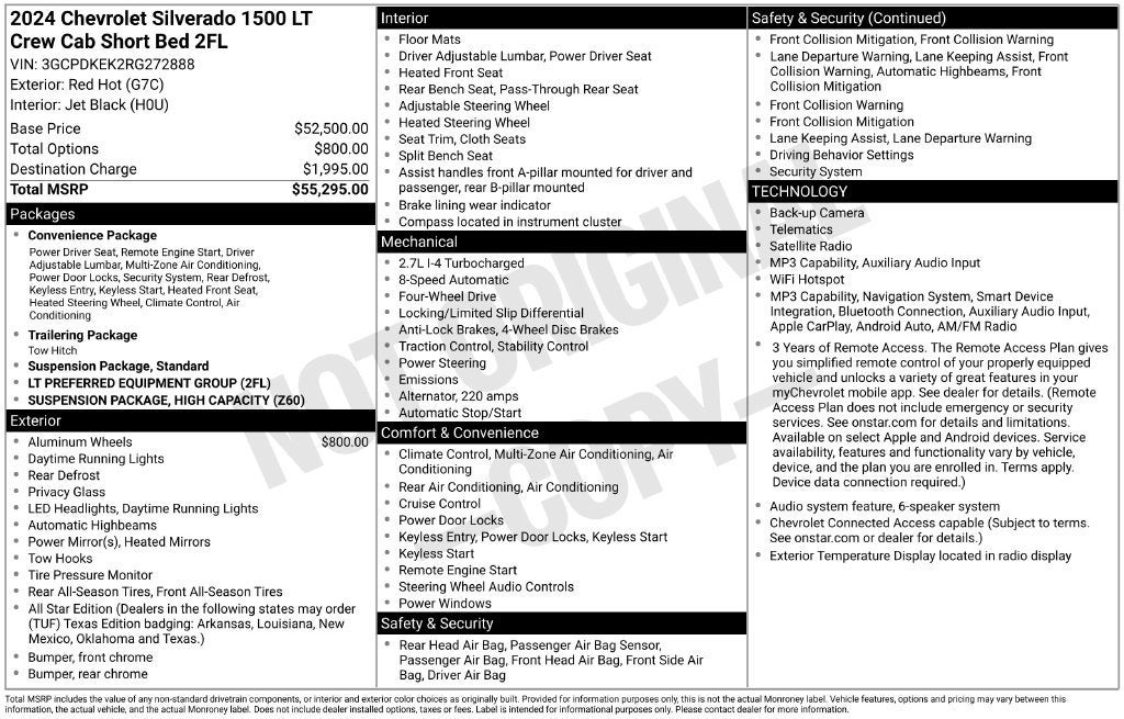 2024 Chevrolet Silverado 1500 Base