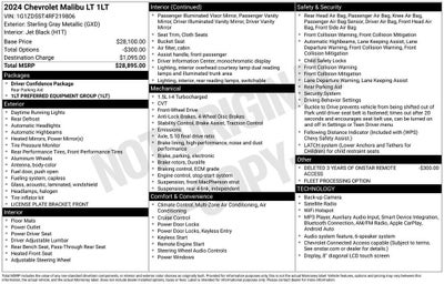 2024 Chevrolet Malibu 1LT