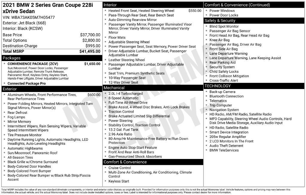 2021 BMW 2 Series 228i xDrive